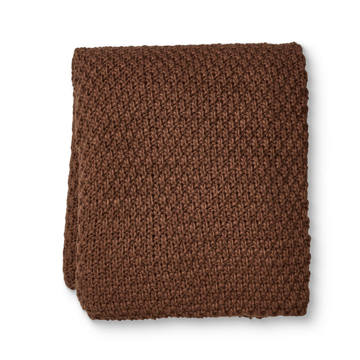 Jarah Chocolate Throw - Madras Link