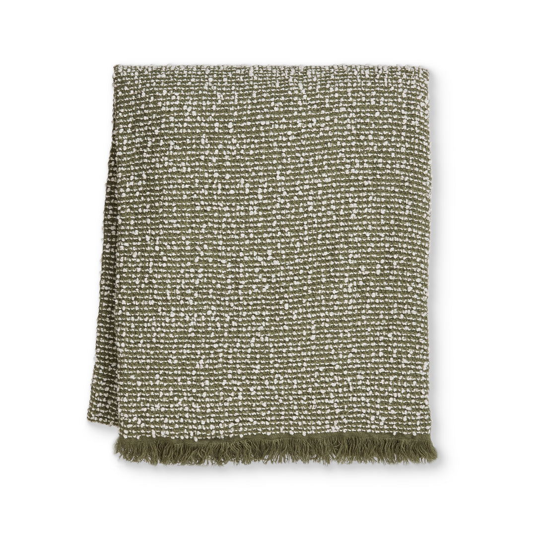 Clara Green/Cream Throw