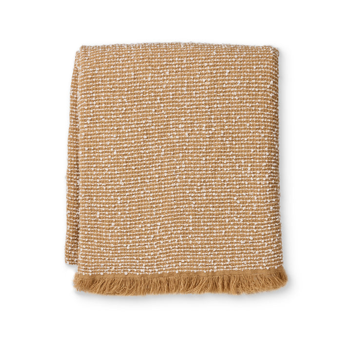 Clara Camel/Cream Throw - Madras Link