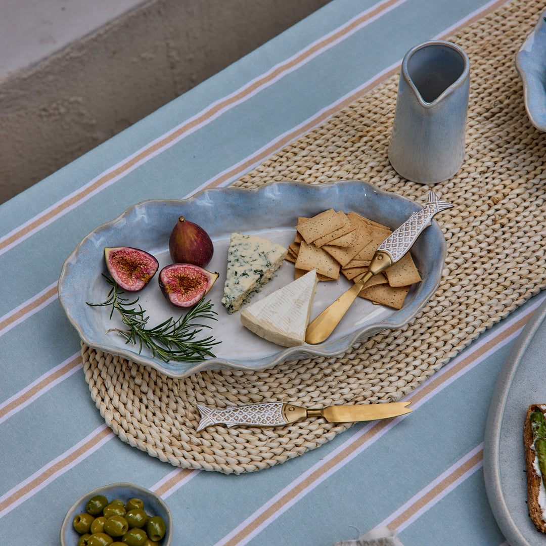 Braided Light Natural Table Runner