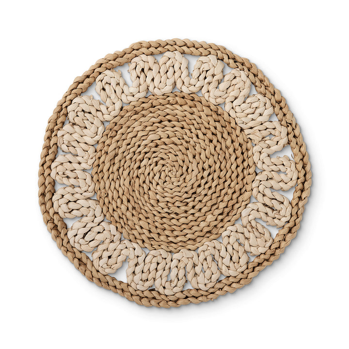 Palma Two-Tone Natural Braided Placemat