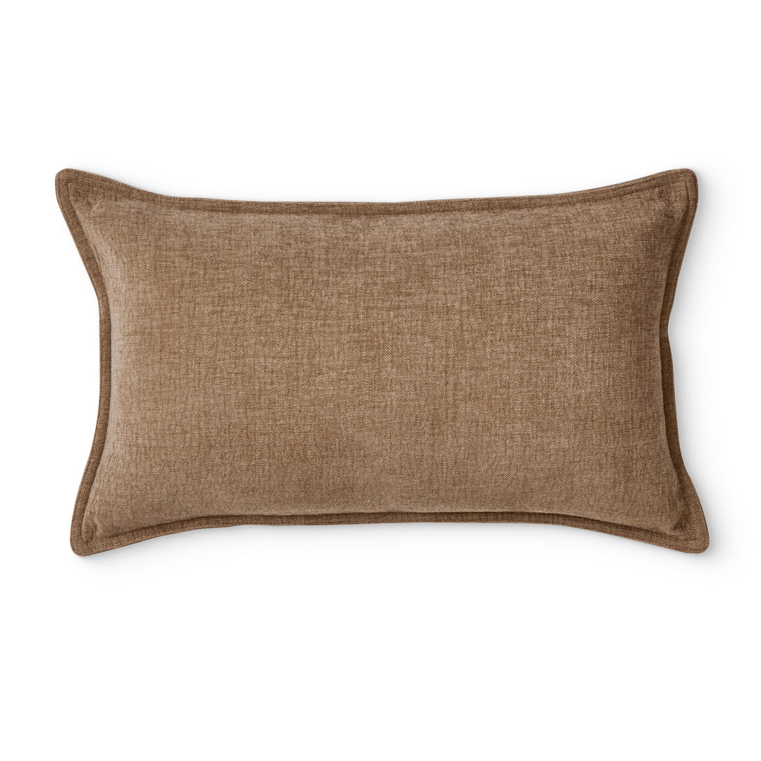 Blake Coffee Lumbar Cushion - Madras Link