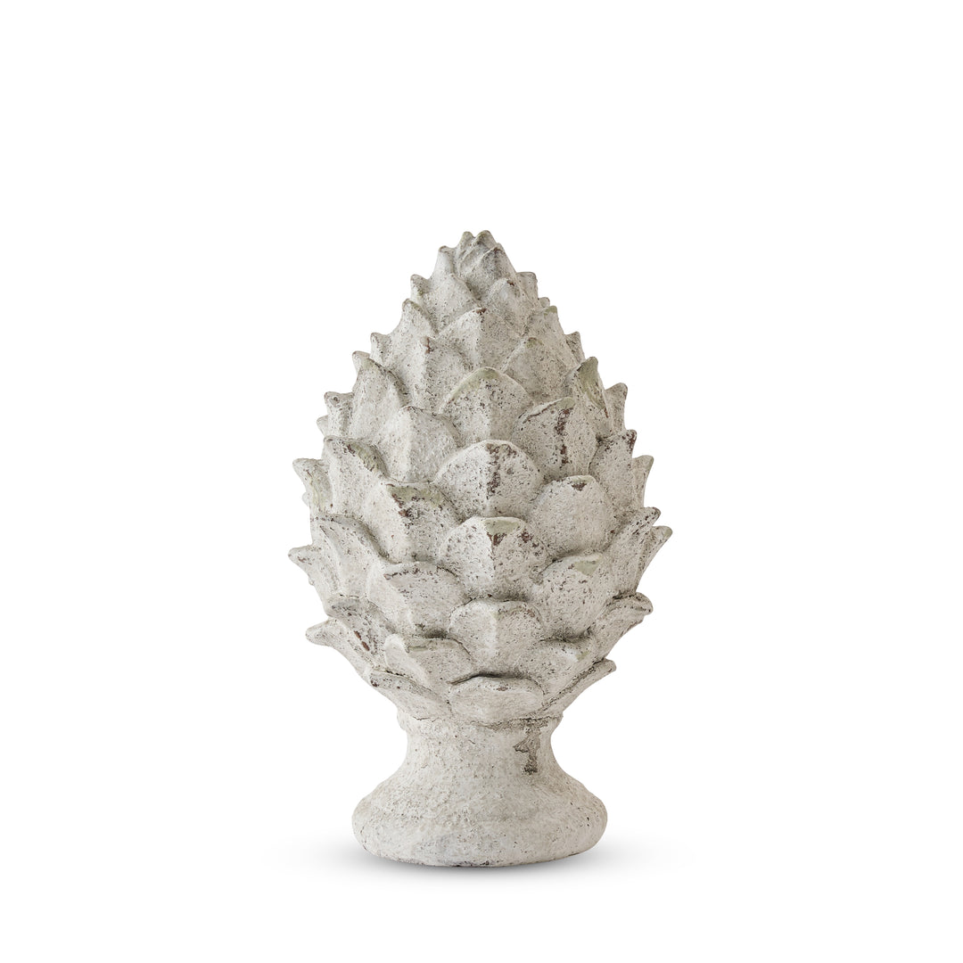 Artichoke Antique White Ornament Small