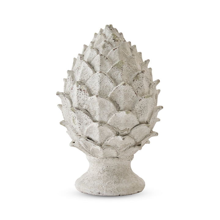 Artichoke Antique White Ornament Large