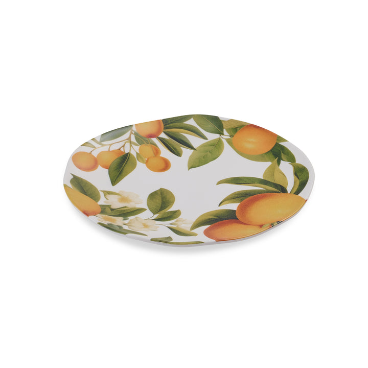 Citrus Grove Orange Melamine Small Plate - Madras Link