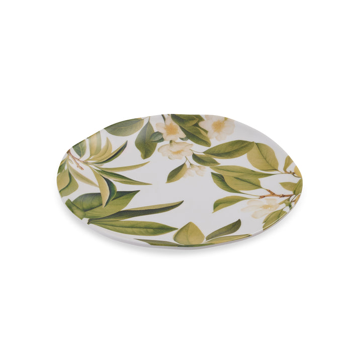 Citrus Grove Leaves Melamine Small Plate - Madras Link