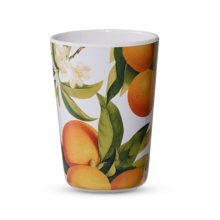 Citrus Grove Orange Melamine Tumbler - Madras Link