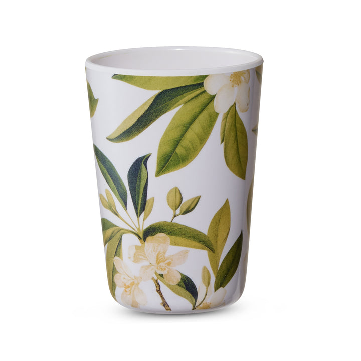 Citrus Grove Leaves Melamine Tumbler - Madras Link