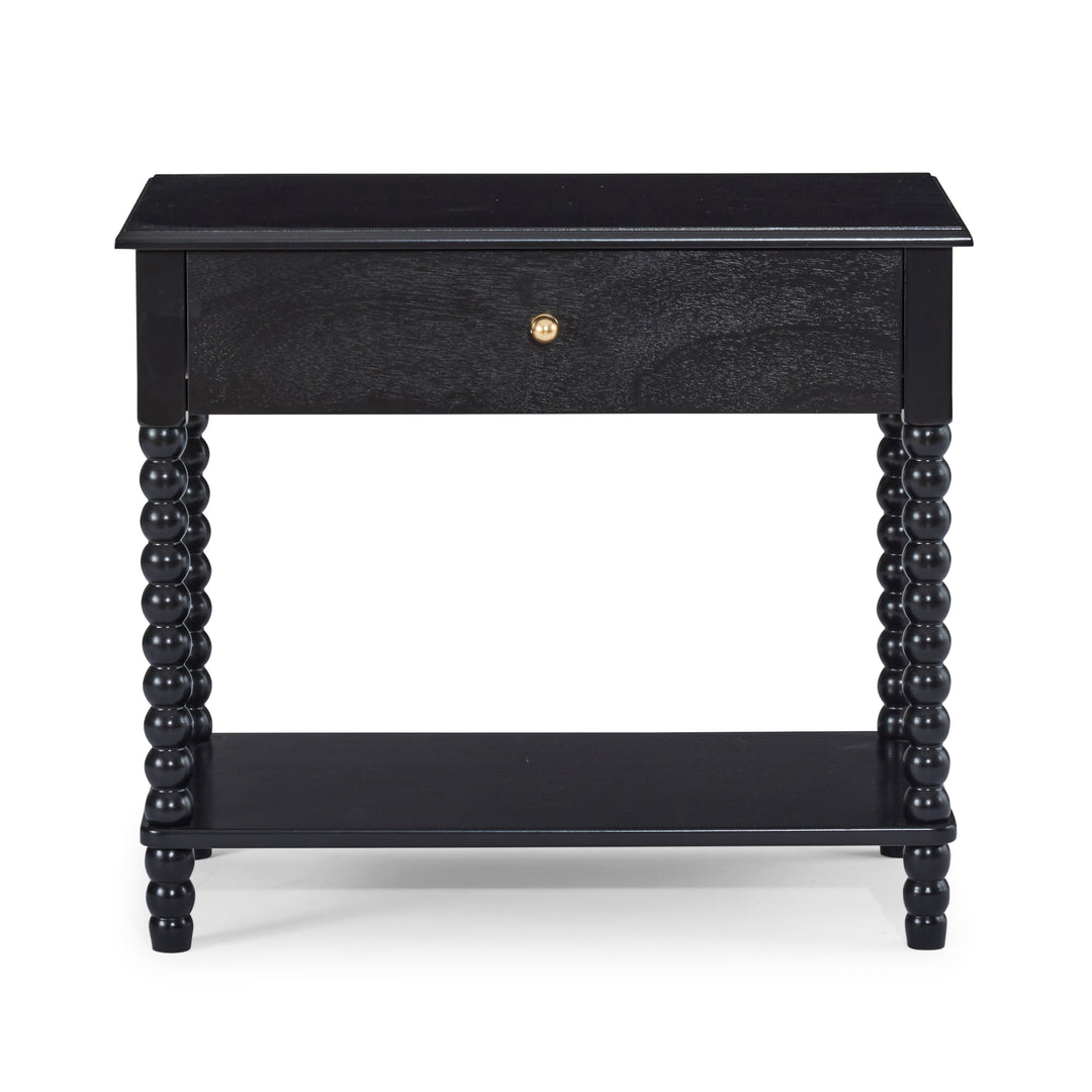 Daylesford Black Bobble Bedside Table