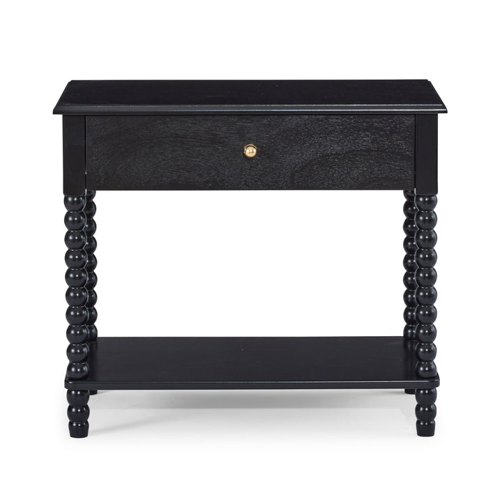 Daylesford Black Bobble Bedside Table