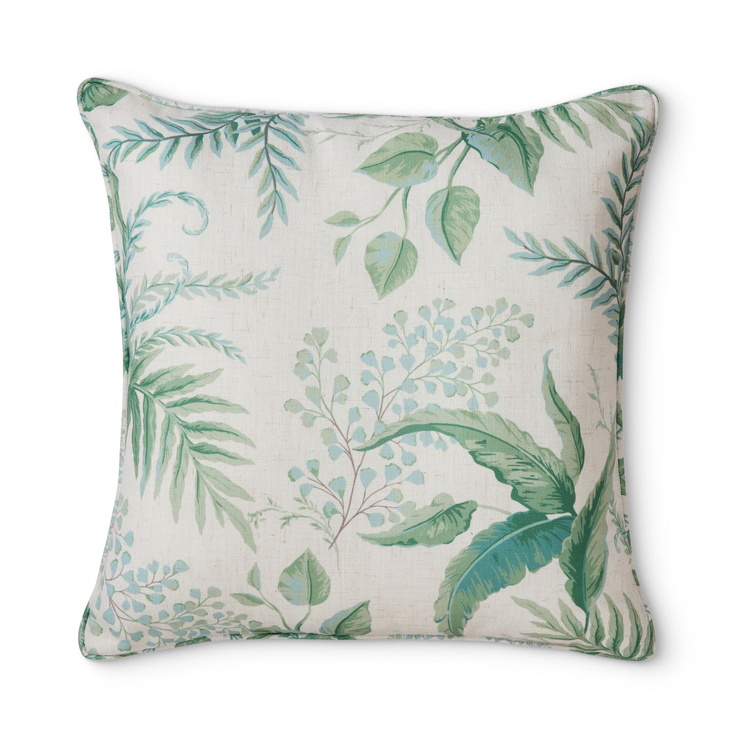 Fern Blue/Green Cushion 50cm