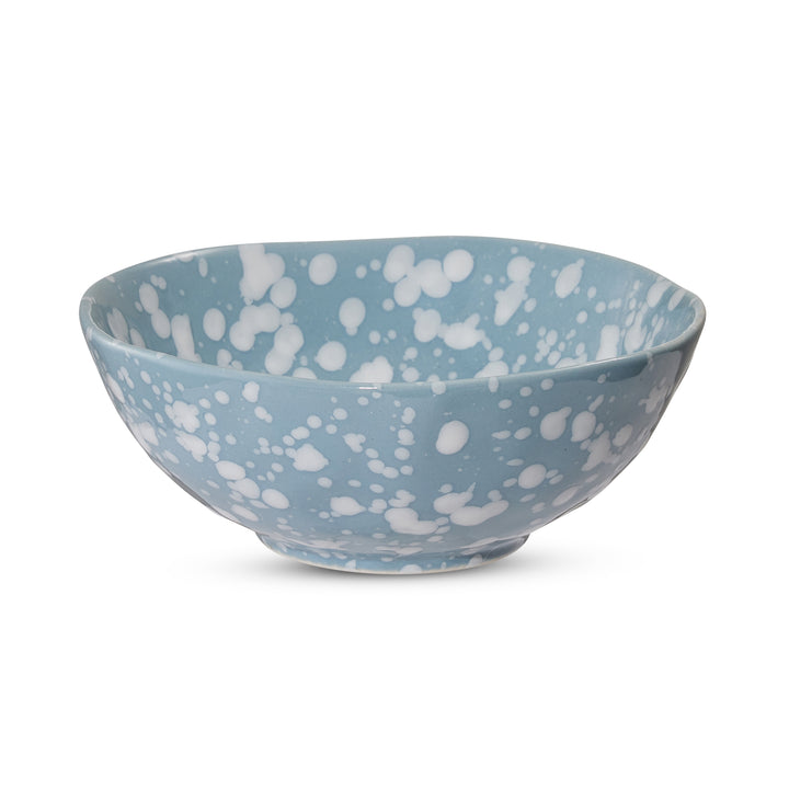 Speckle Light Blue/White Small Bowl