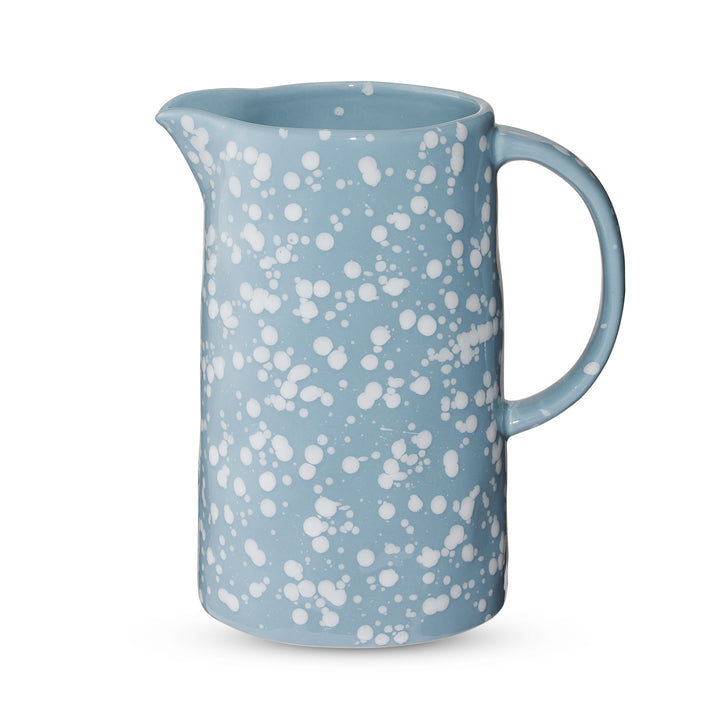 Speckle Light Blue/White Jug