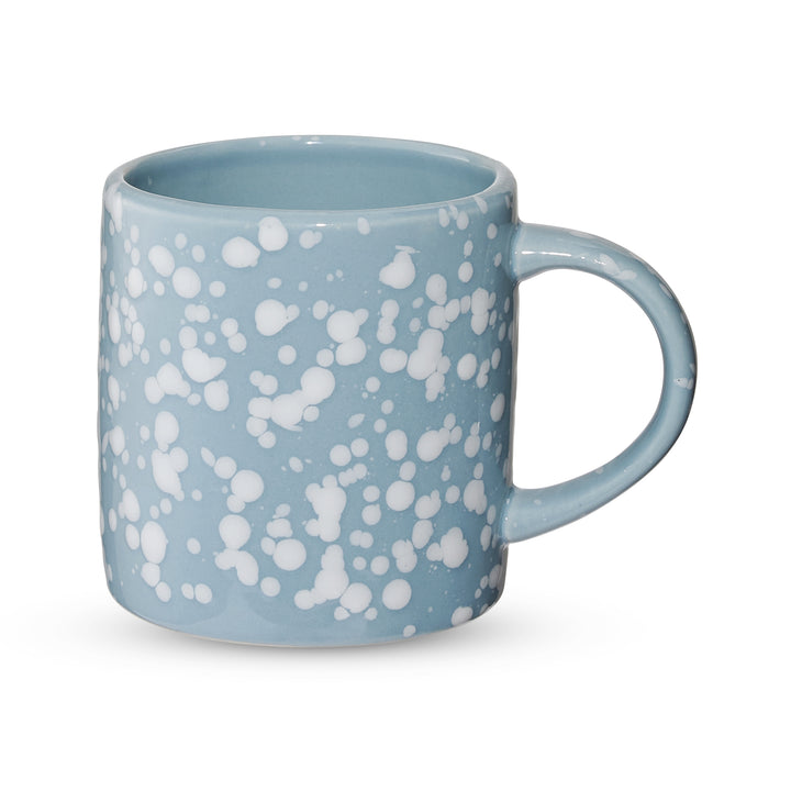 Speckle Light Blue/White Mug