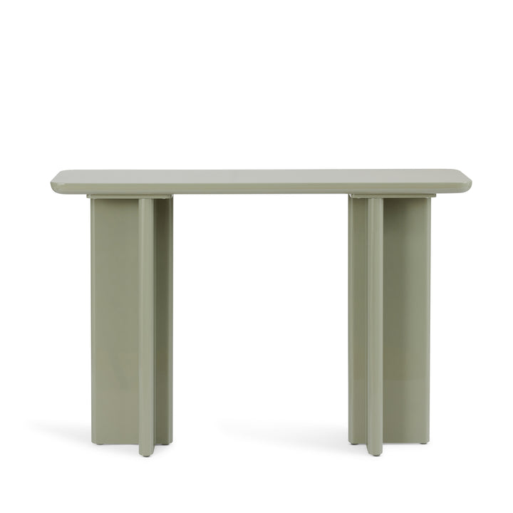Otto Sage Green Gloss Console Table