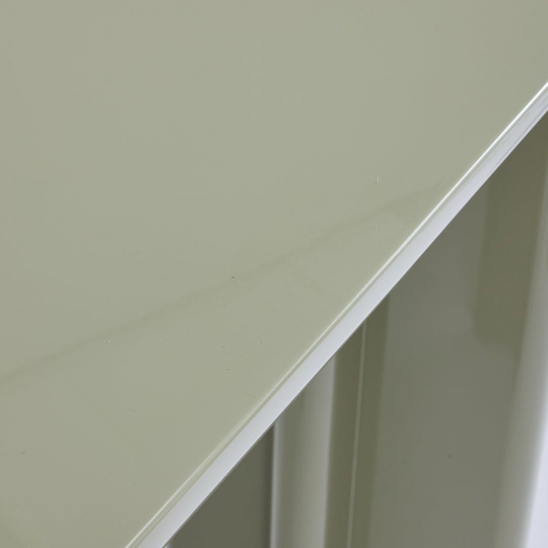 Otto Sage Green Gloss Console Table