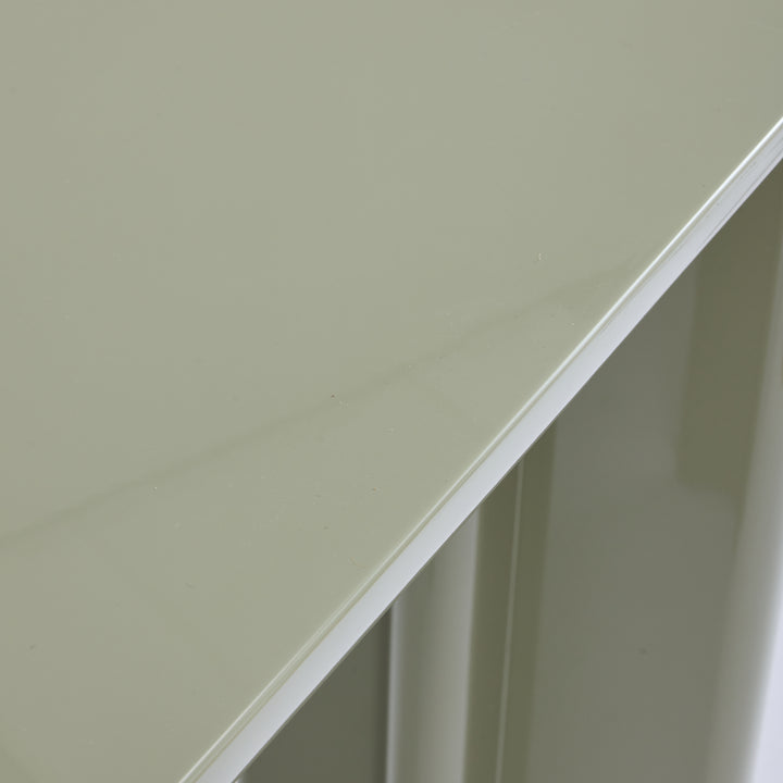 Otto Sage Green Gloss Console Table