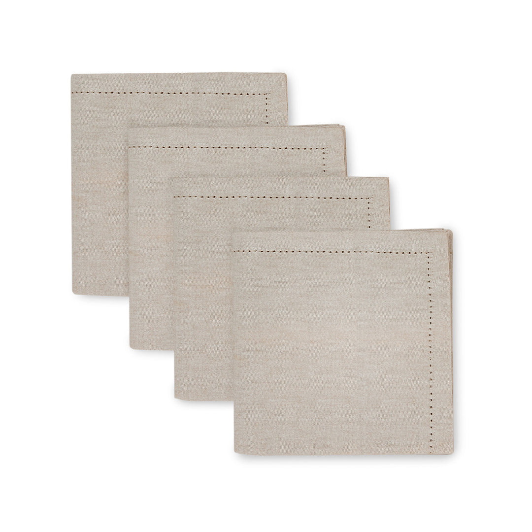 Jetty Napkins, Set of 4 - Oatmeal - Madras Link