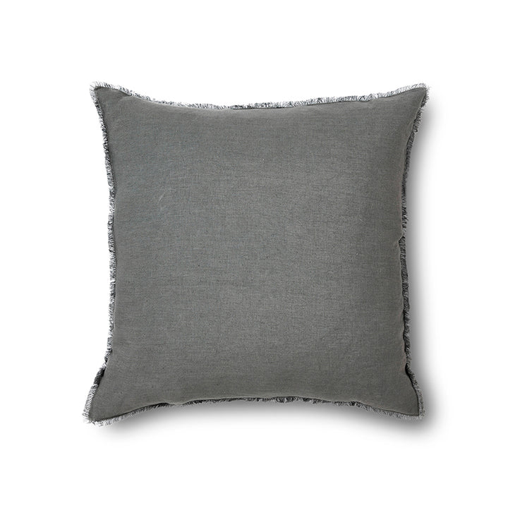 Remy Charcoal Linen Cushion - Madras Link