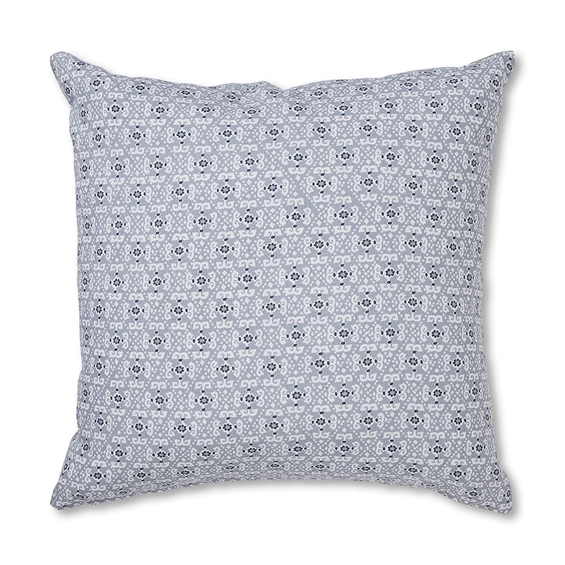 Francis Blue Linen Cushion - Madras Link