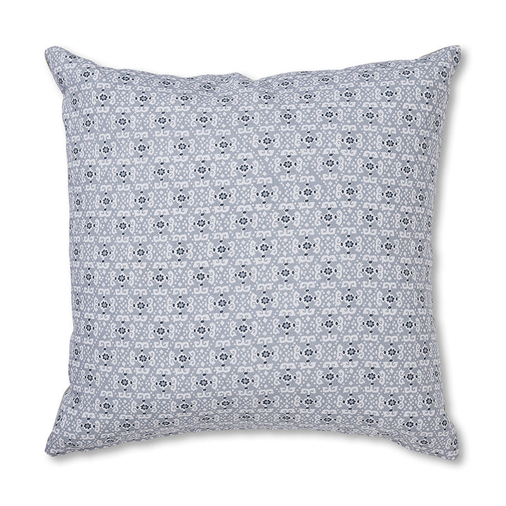 Francis Blue Linen Cushion - Madras Link