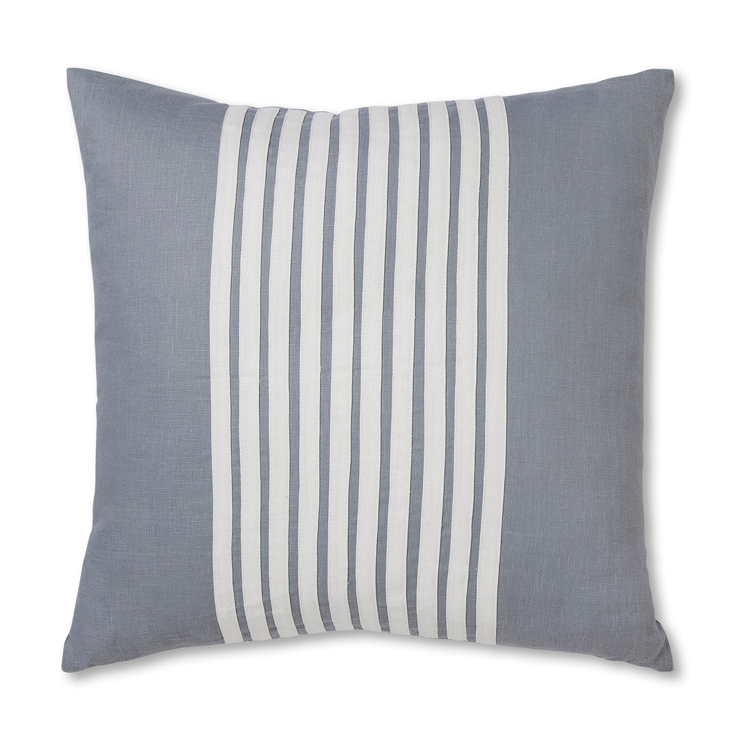 Claude Light Blue/White Cushion - Madras Link