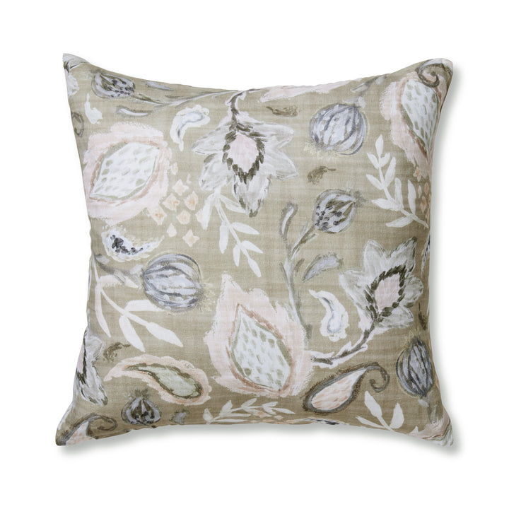 Samson Green / Beige Cushion - Madras Link