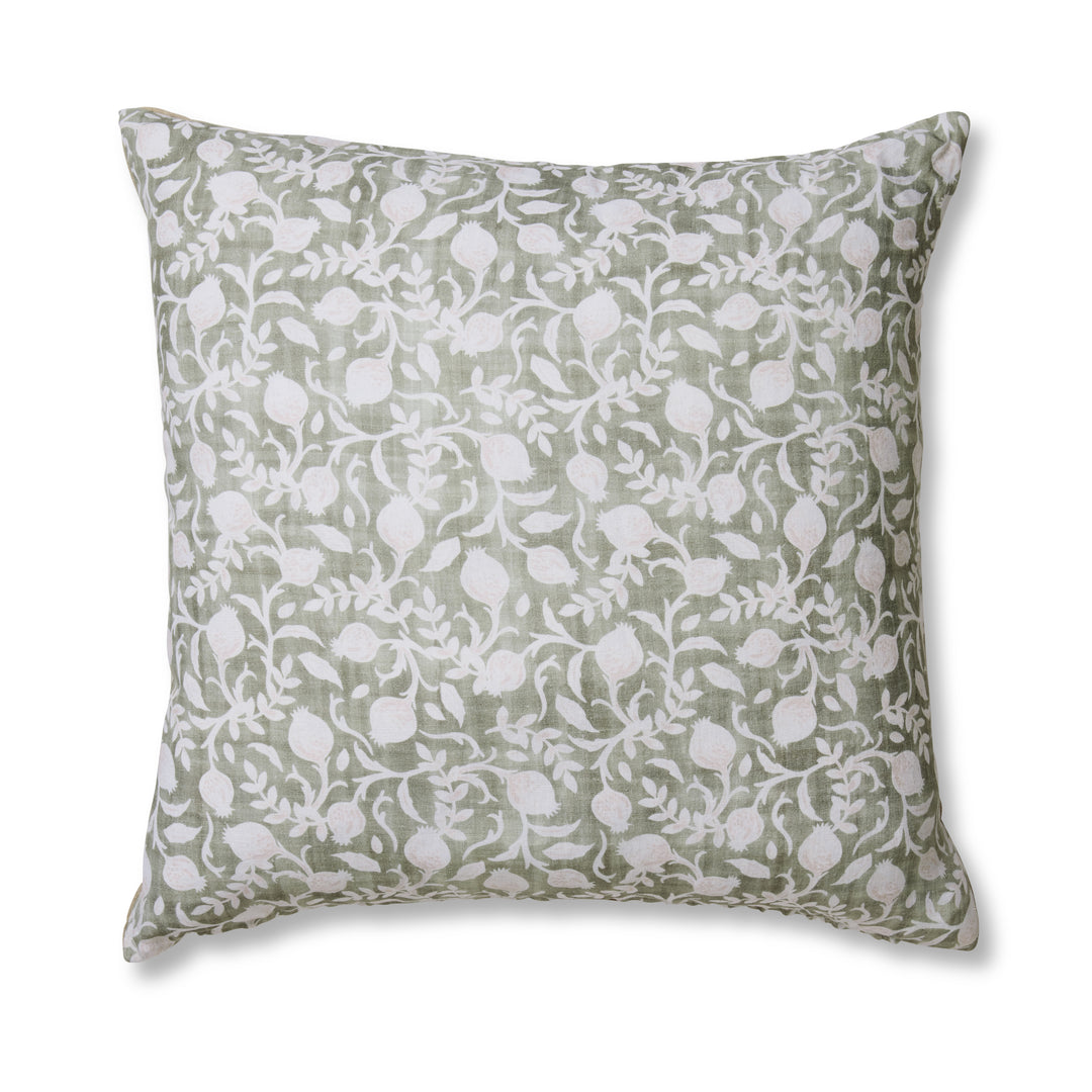 Vienna Green / Beige Cushion - Madras Link