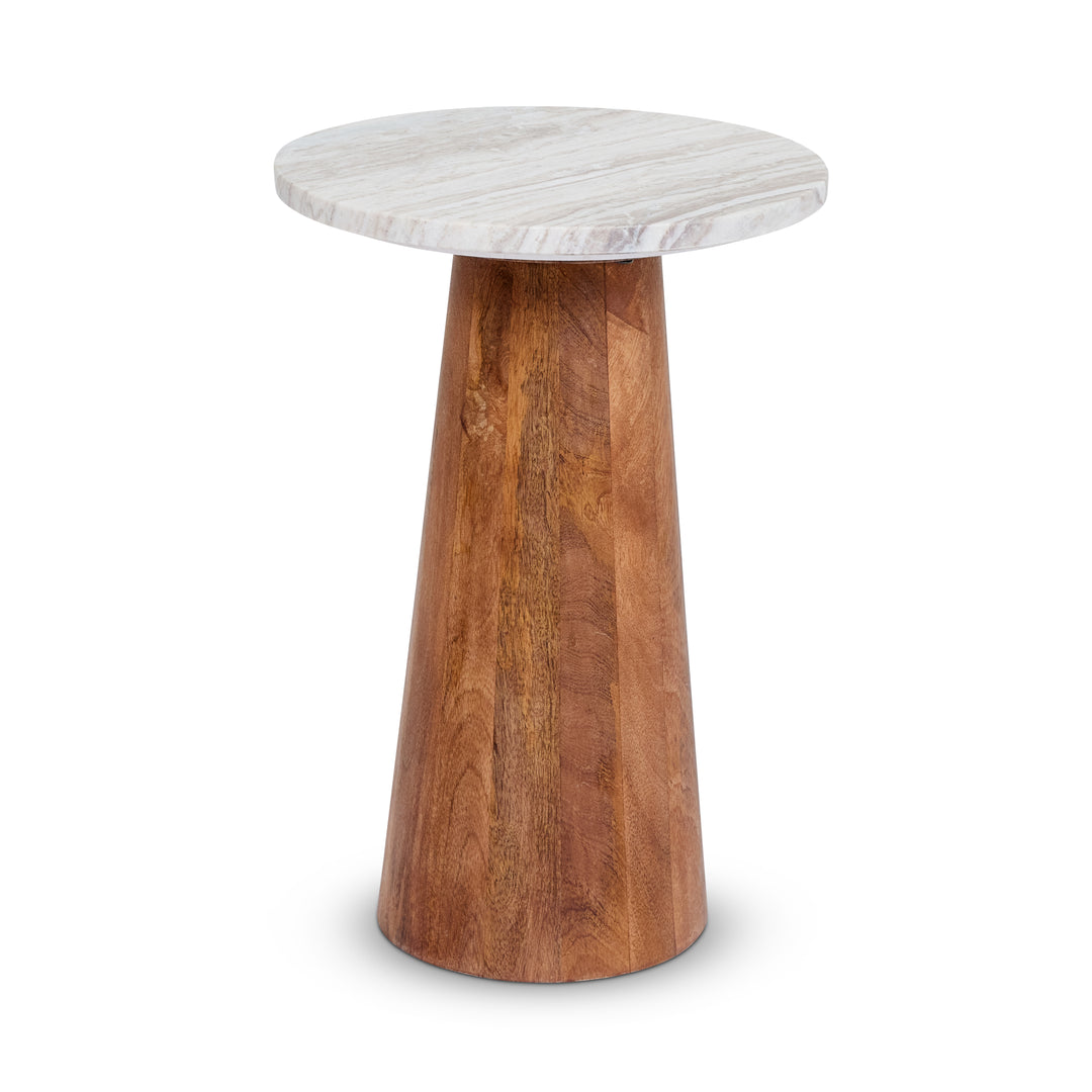 Malta Marble Side Table - Madras Link
