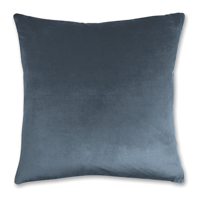 Velvet Blue Cushion - Madras Link