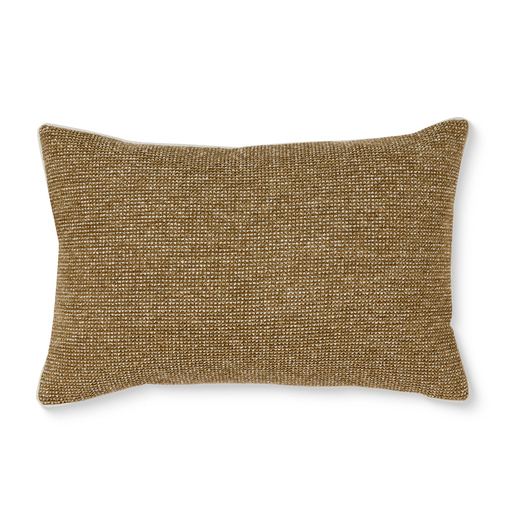 Casey Mustard Melange Lumbar Cushion - Madras Link