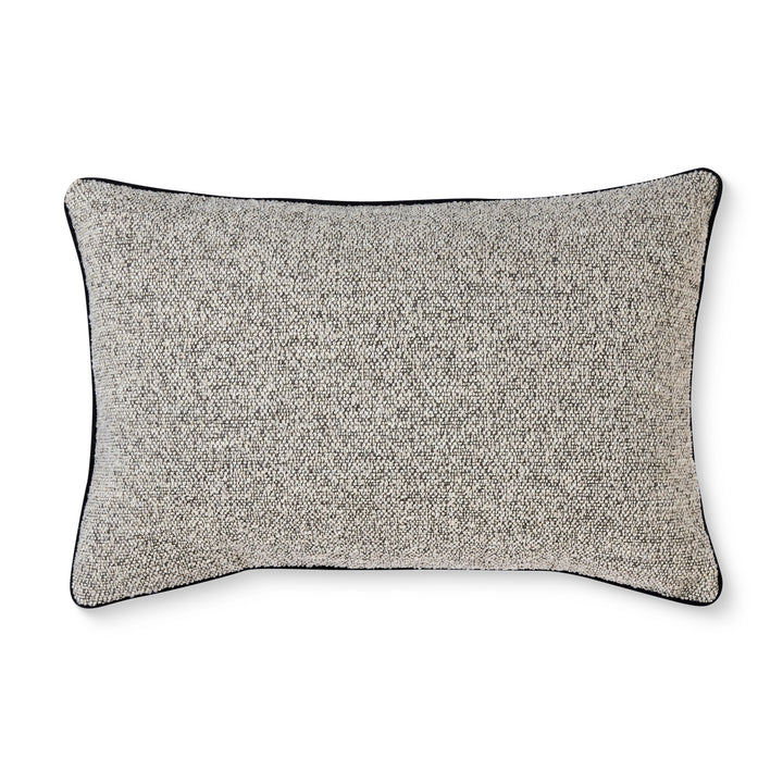 Casey Dark Neutral Melange Lumbar Cushion - Madras Link