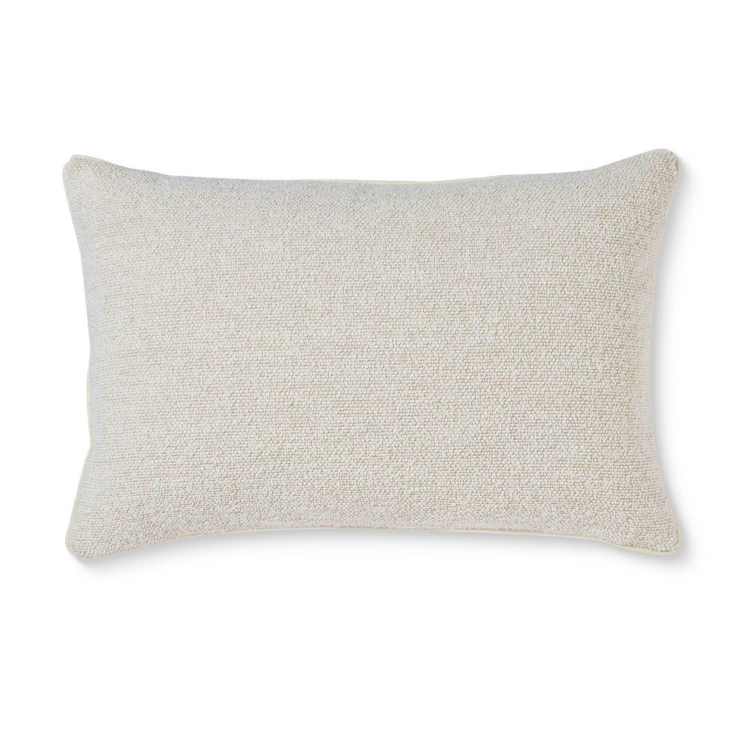 Casey Light Neutral Melange Lumbar Cushion - Madras Link