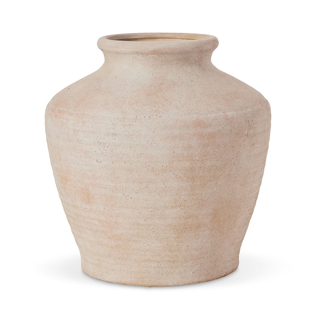 Cyrus Textured Natural Urn Vase - Madras Link