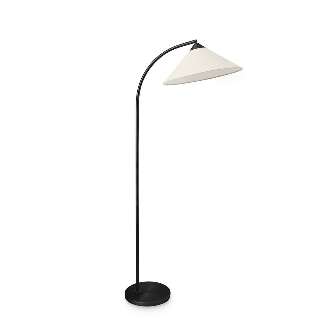 Kirby Black Floor Lamp