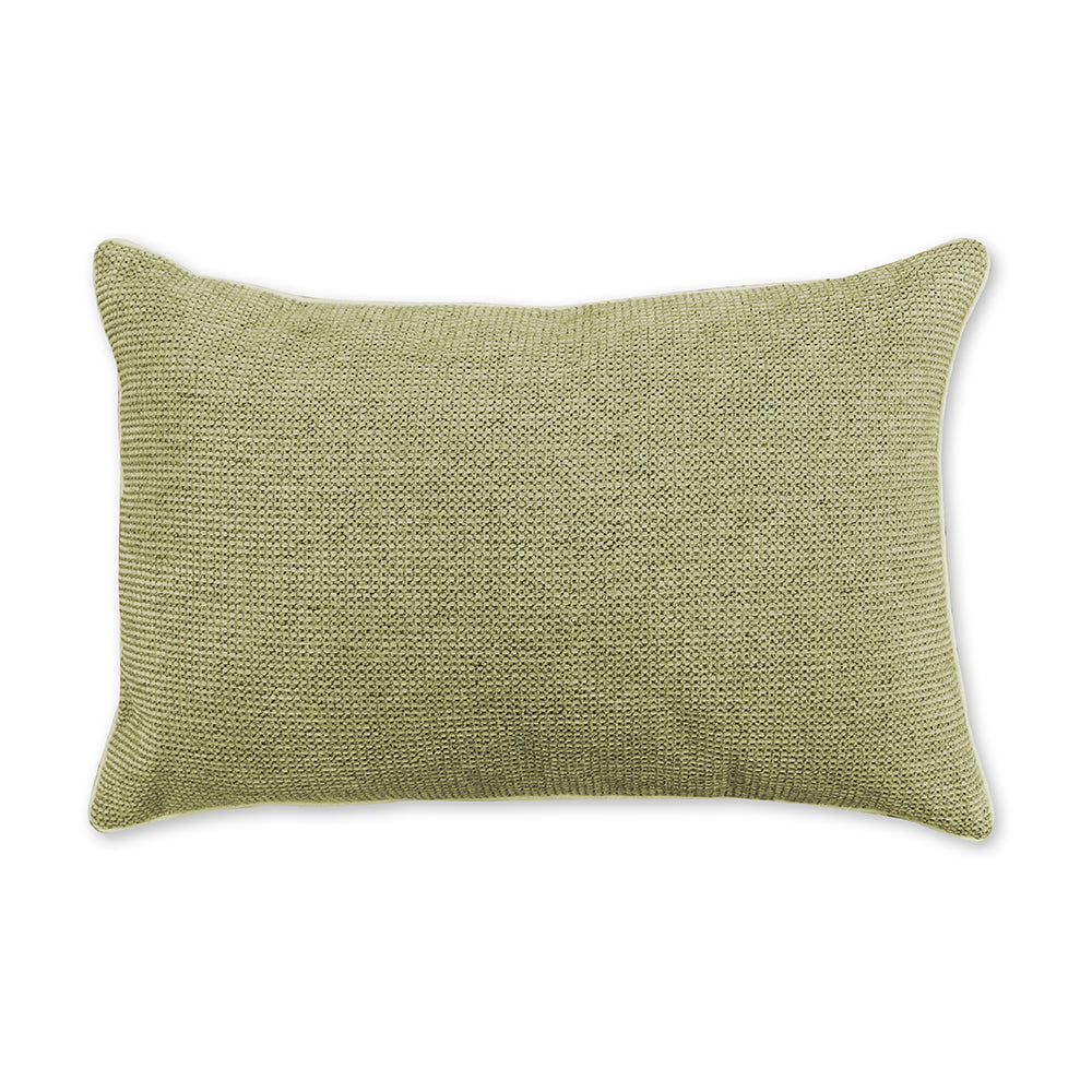 Casey Green Tea Melange Lumbar Cushion