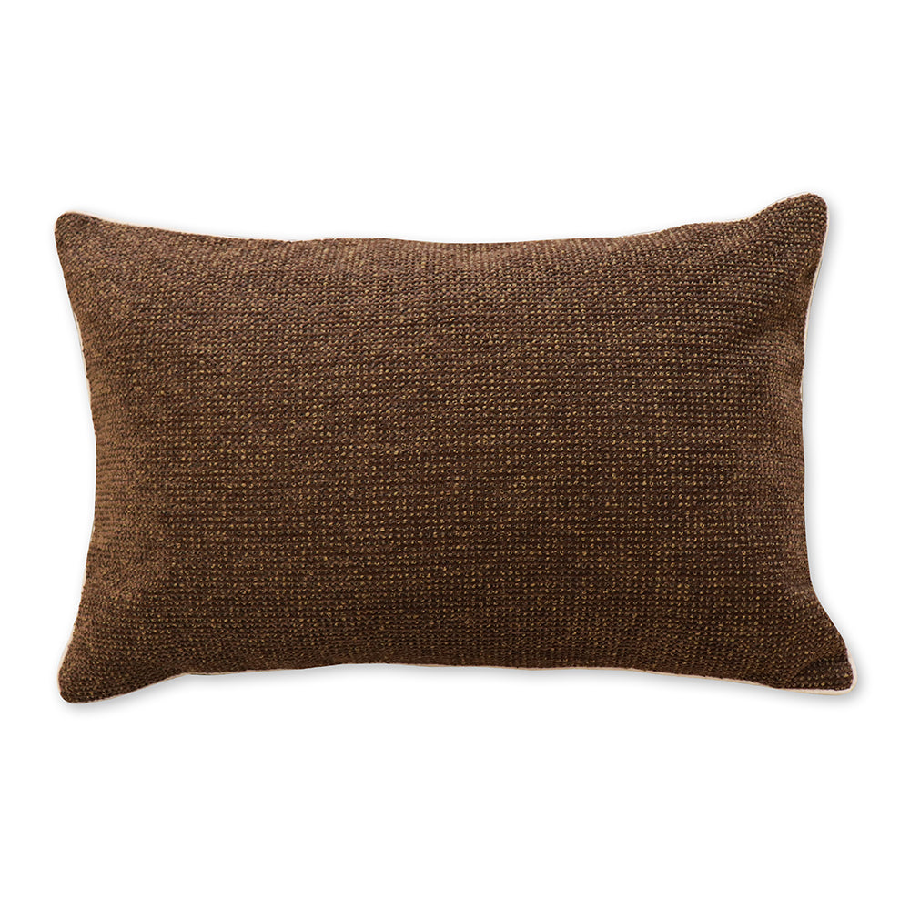 Casey Cocoa Melange Lumbar Cushion
