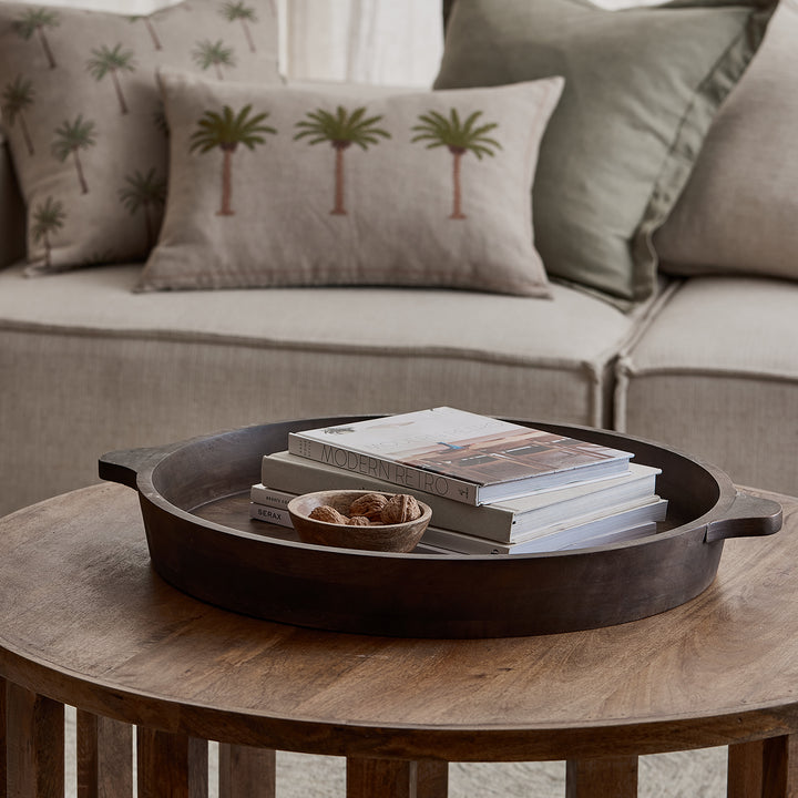 Cairns Embroidered Cushion - Madras Link