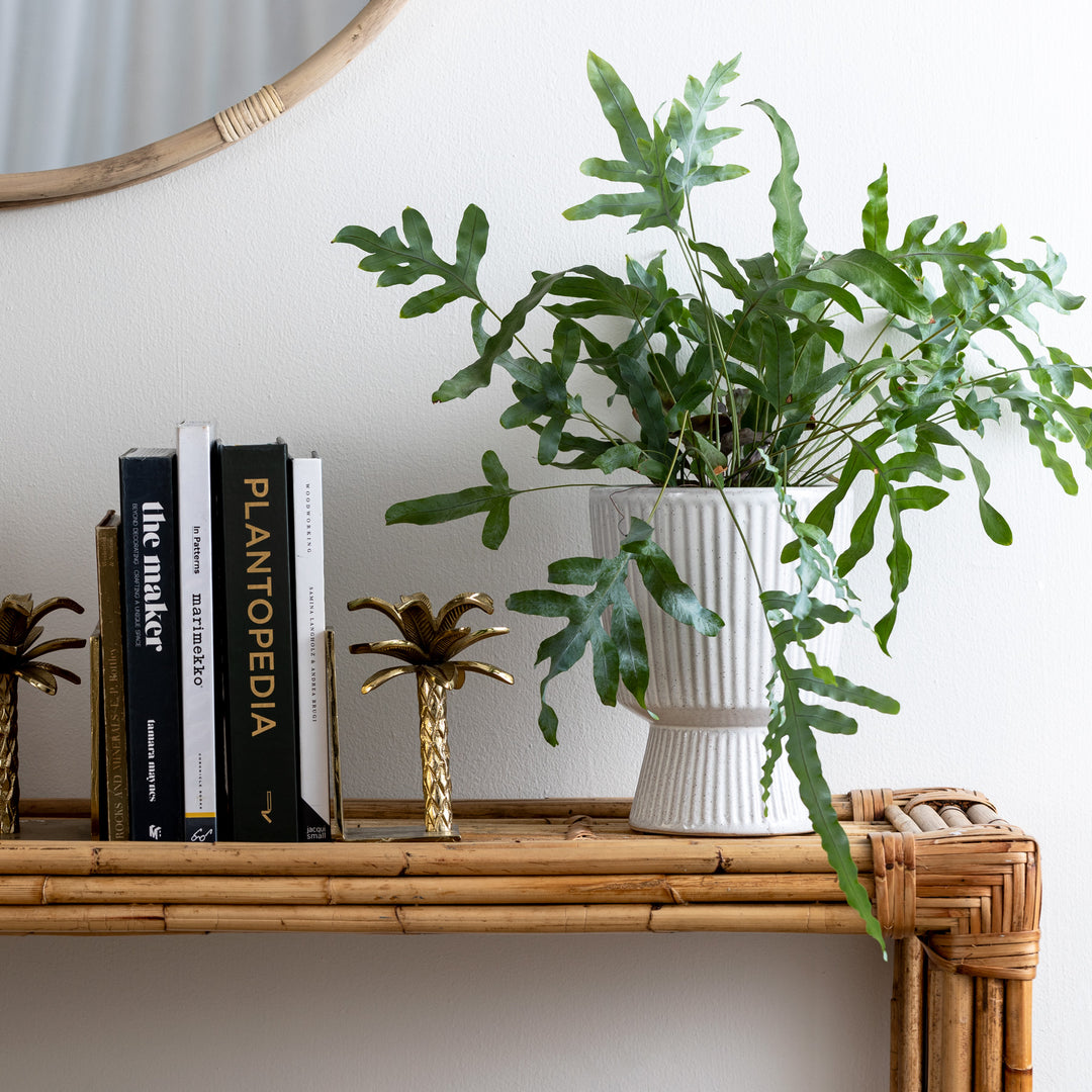 Palm Tree Brass Bookends