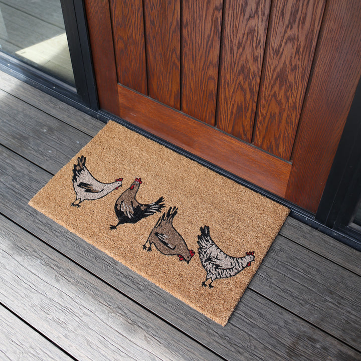 Chickens Doormat - Madras Link