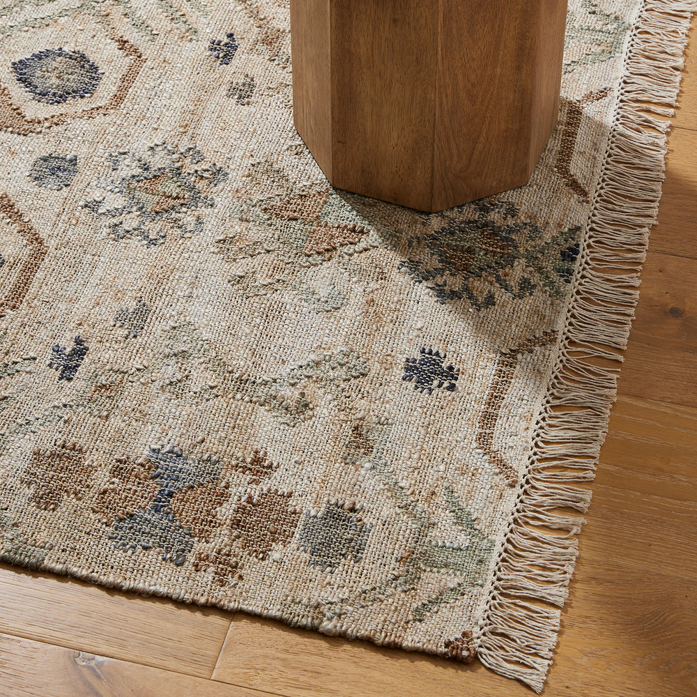 Souk Beige / Blue Rug - Madras Link