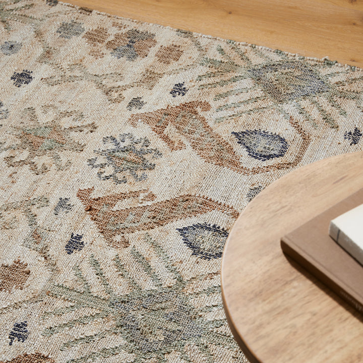 Souk Beige / Blue Rug - Madras Link