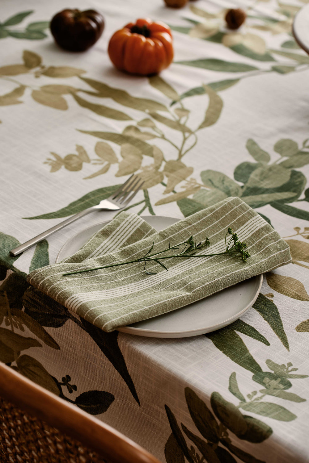 Abel Green Stripe Napkin Set 4 - Madras Link