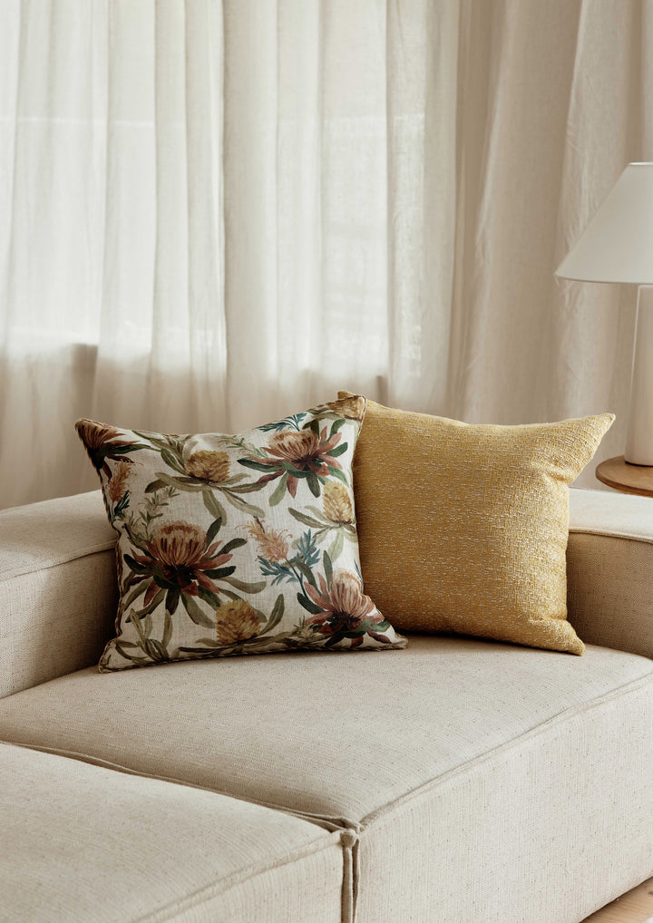 Fowler Yellow Cushion - Madras Link