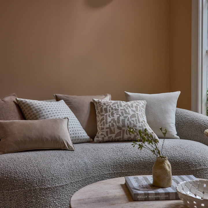 Brooklyn Cream Cushion - Madras Link