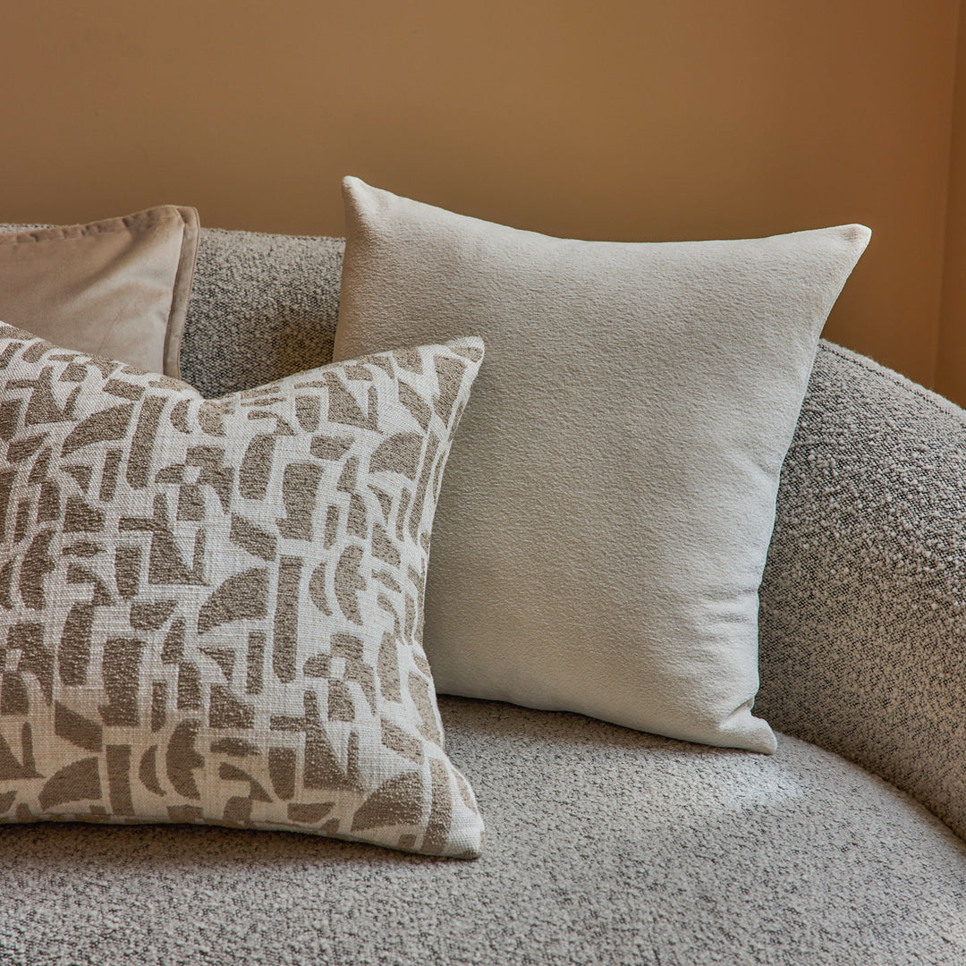 Brooklyn Cream Cushion - Madras Link