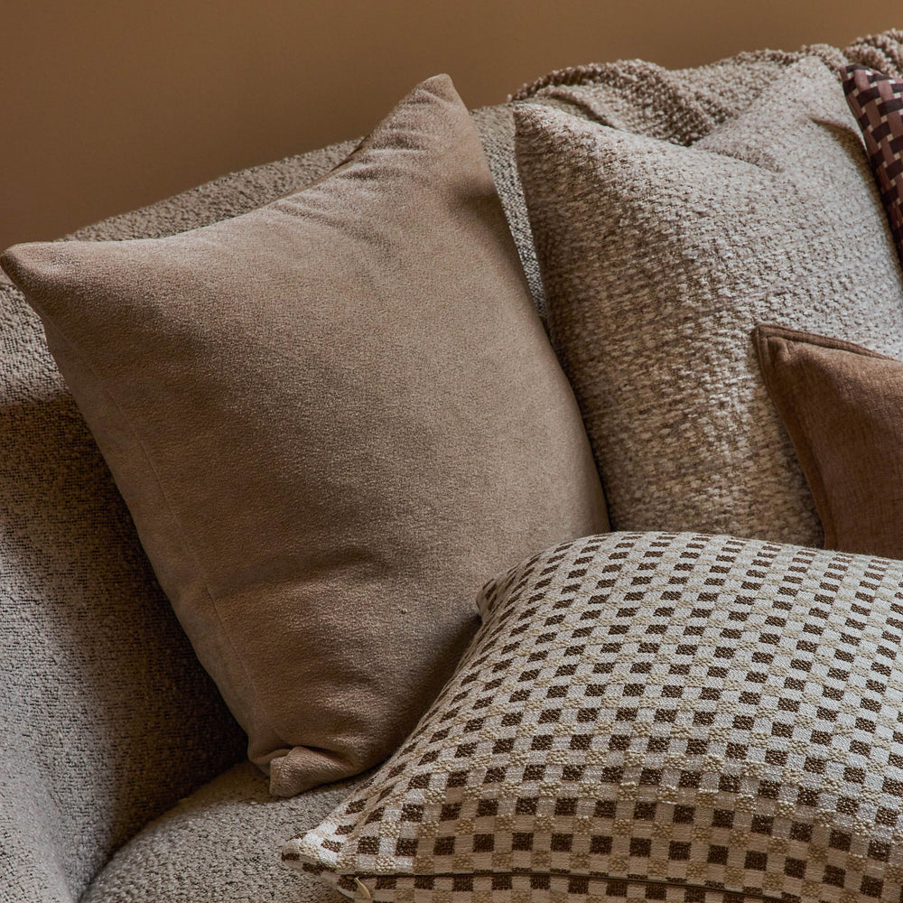 Brooklyn Beige Cushion - Madras Link