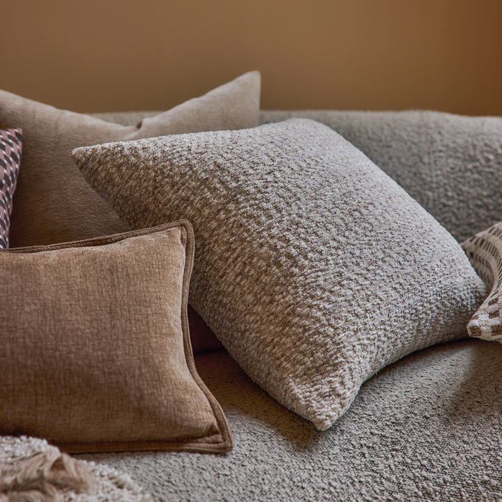 Melange Cream Cushion - Madras Link