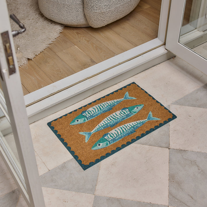Sardines Blue Doormat