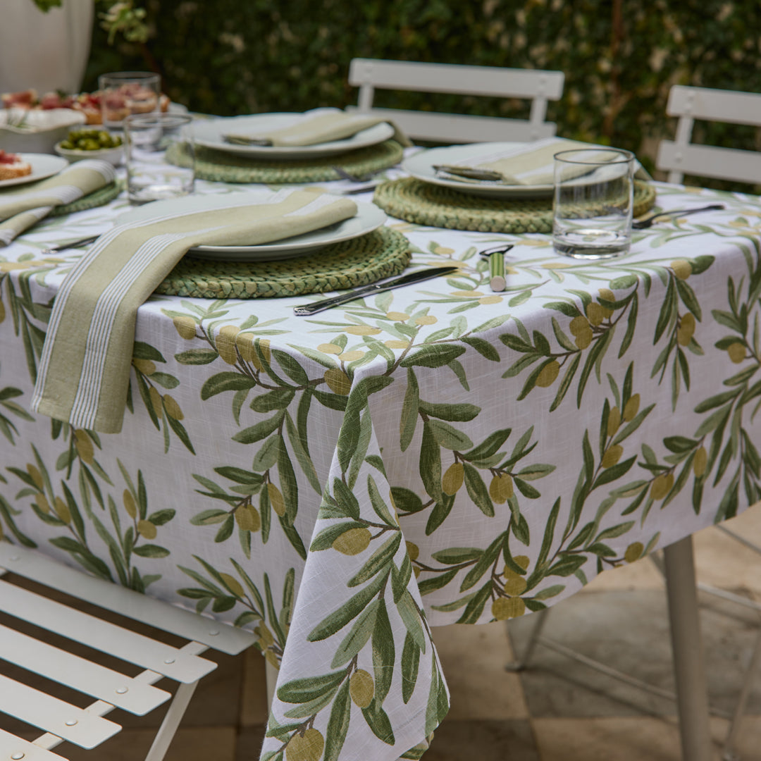Sicilian Olive Tablecloth